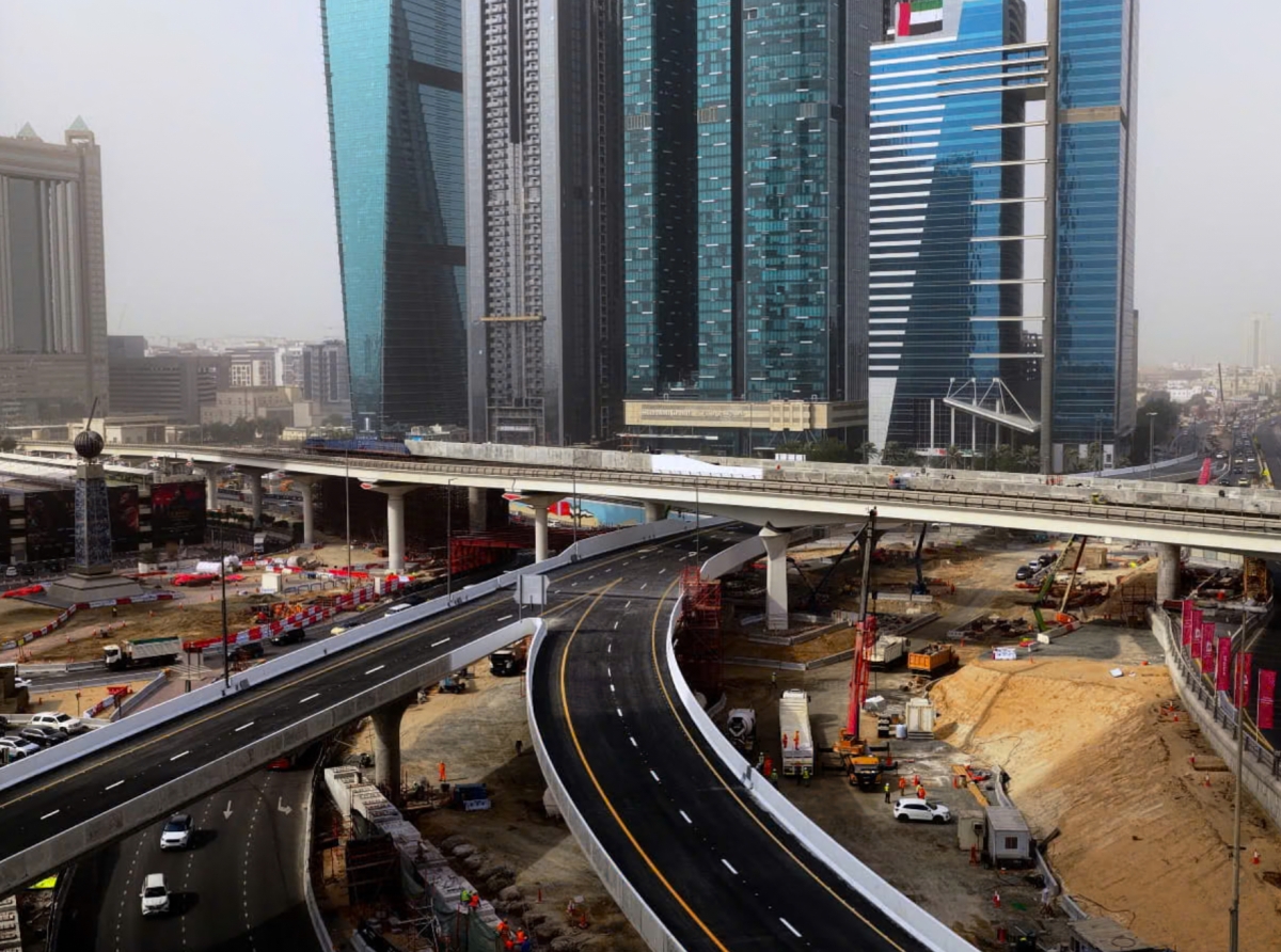 Dubai Opens Two Bridges to Ease Traffic at Trade Centre Roundabout