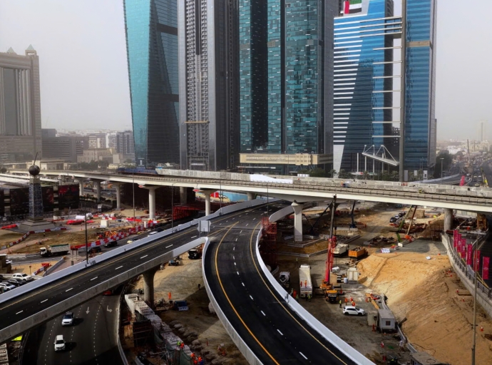 Dubai Opens Two Bridges to Ease Traffic at Trade Centre Roundabout