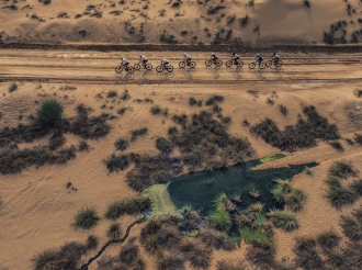 Al Salam Cycling Championship Concludes Desert Races at Al Marmoom