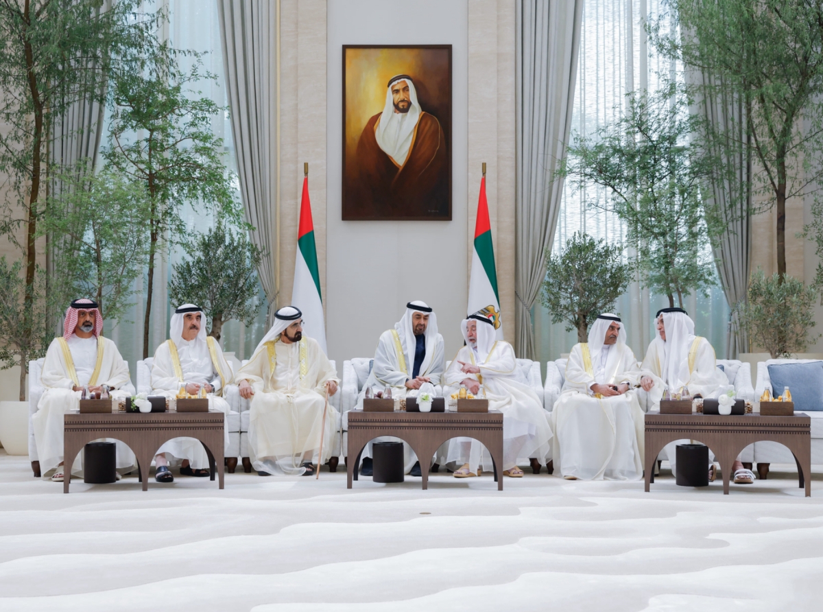 UAE President Receives Rulers and Crown Princes for Eid Al-Adha Greetings
