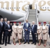 German Chancellor Friedrich Merz Tours Emirates A380 at ILA Berlin